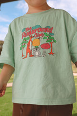RUNAROUND CLUB OVERSIZED TEE IN PISTACHIO