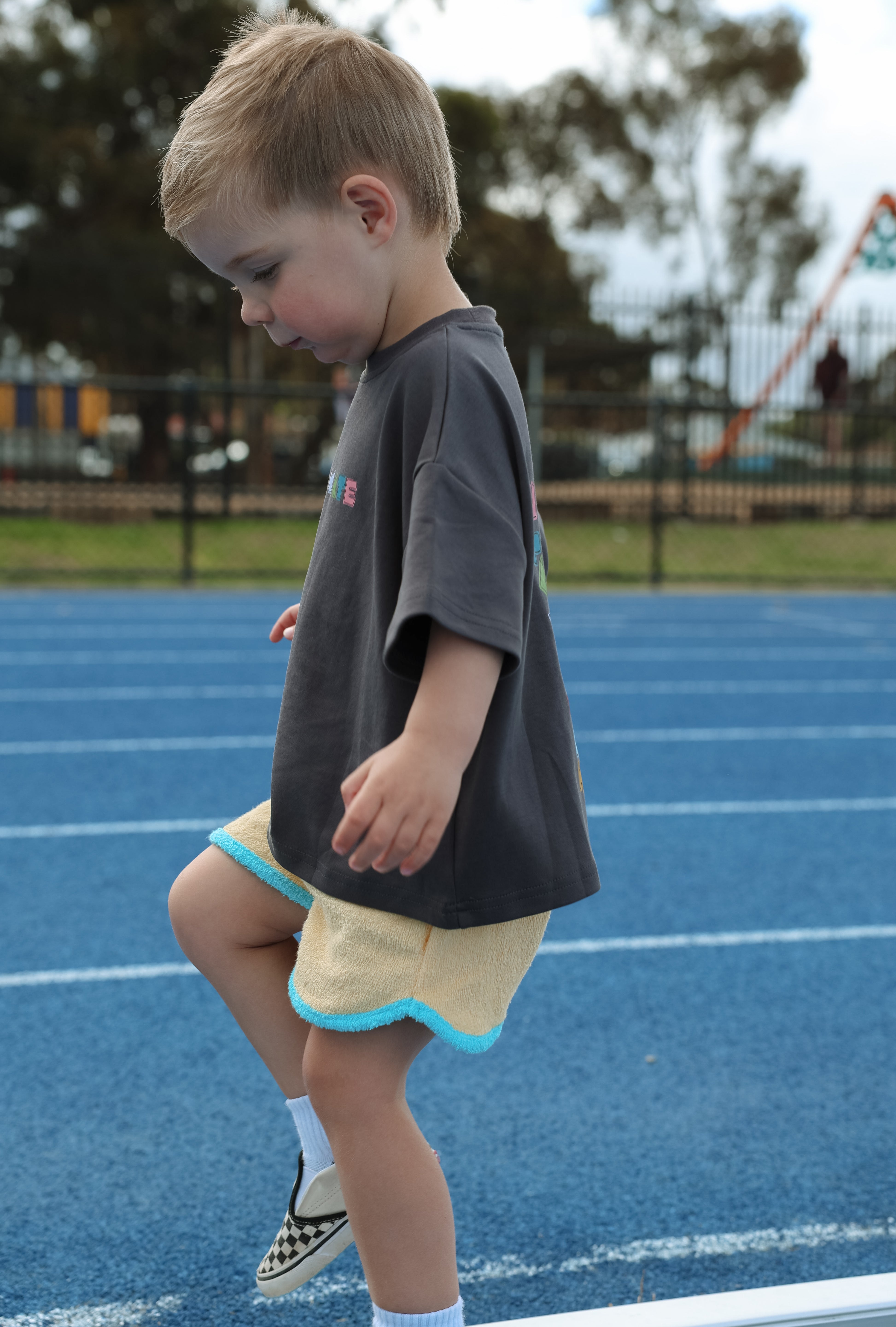 Essentials Short | Yellow + Blue