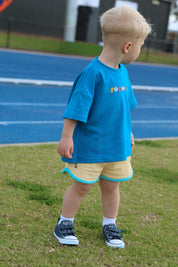 Essentials Short | Yellow + Blue