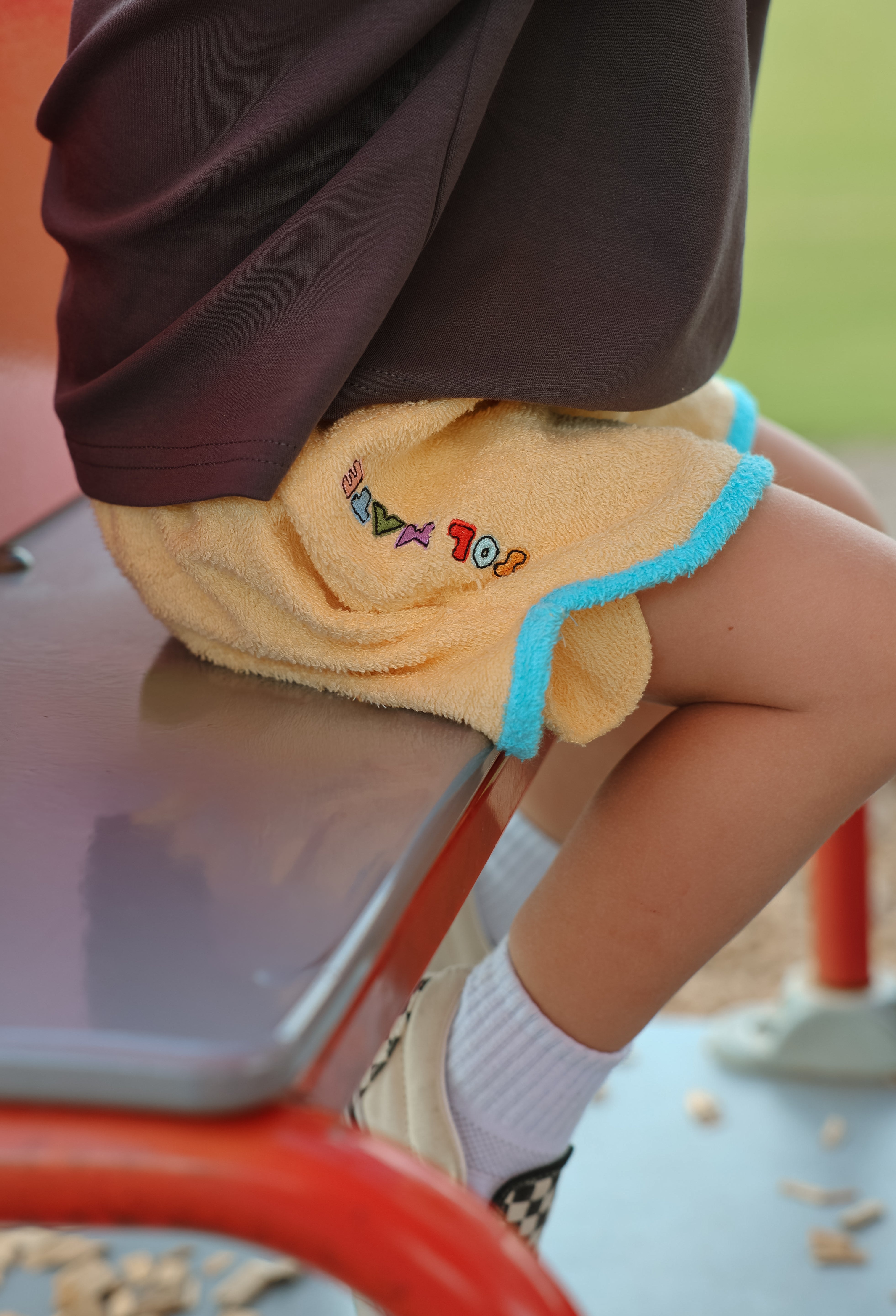 Essentials Short | Yellow + Blue