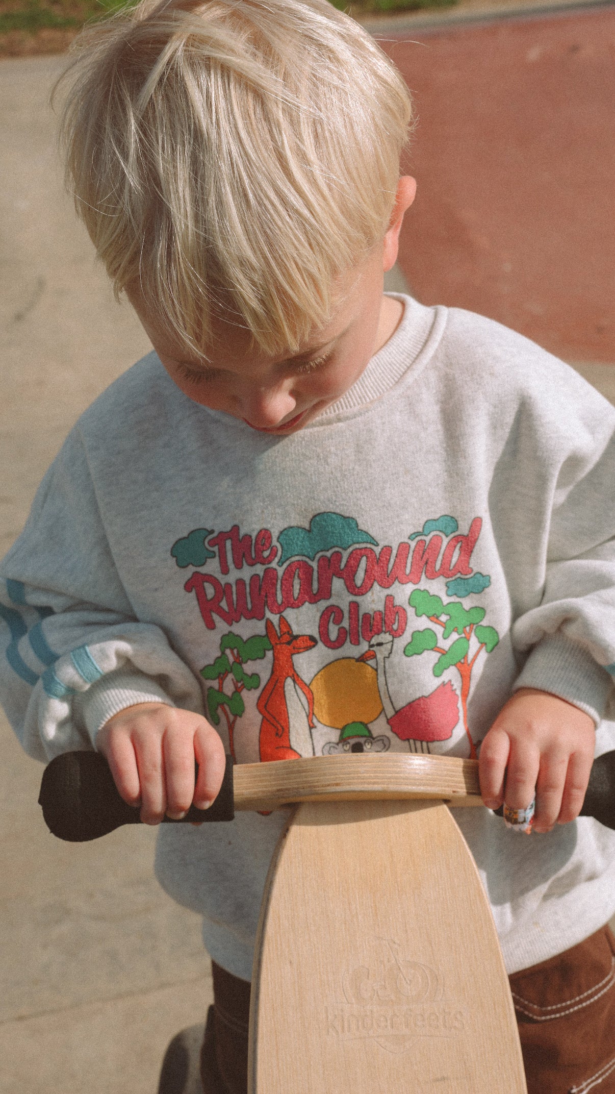 PRE ORDER || RUNAROUND CLUB JUMPER IN GREY