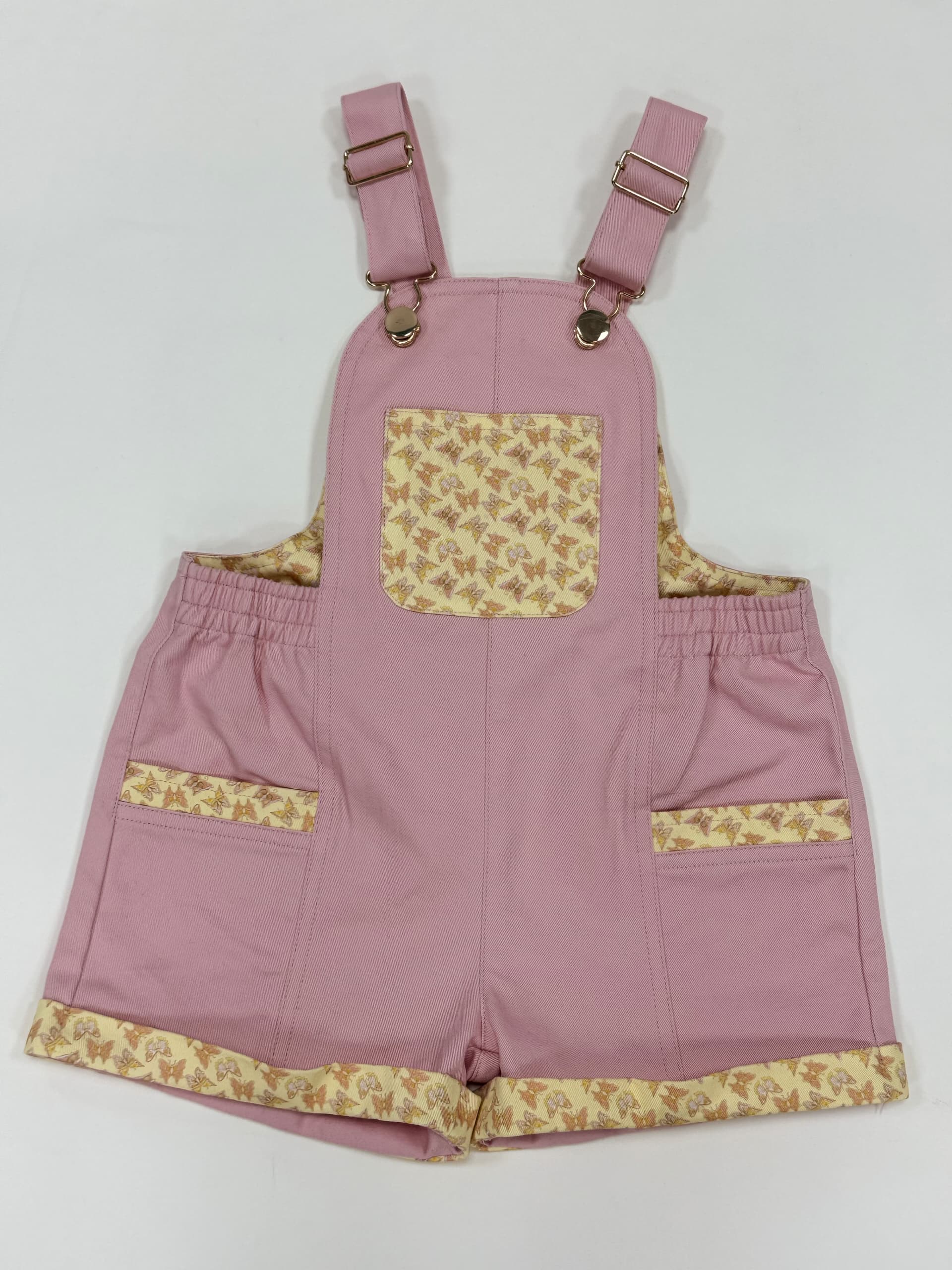プルメリアFrench Pink Drost Salopette M FLUTTERBY OVERALLS – Sol Mate The Label