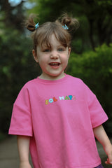 ESSENTIALS BOXY TEE IN PINK
