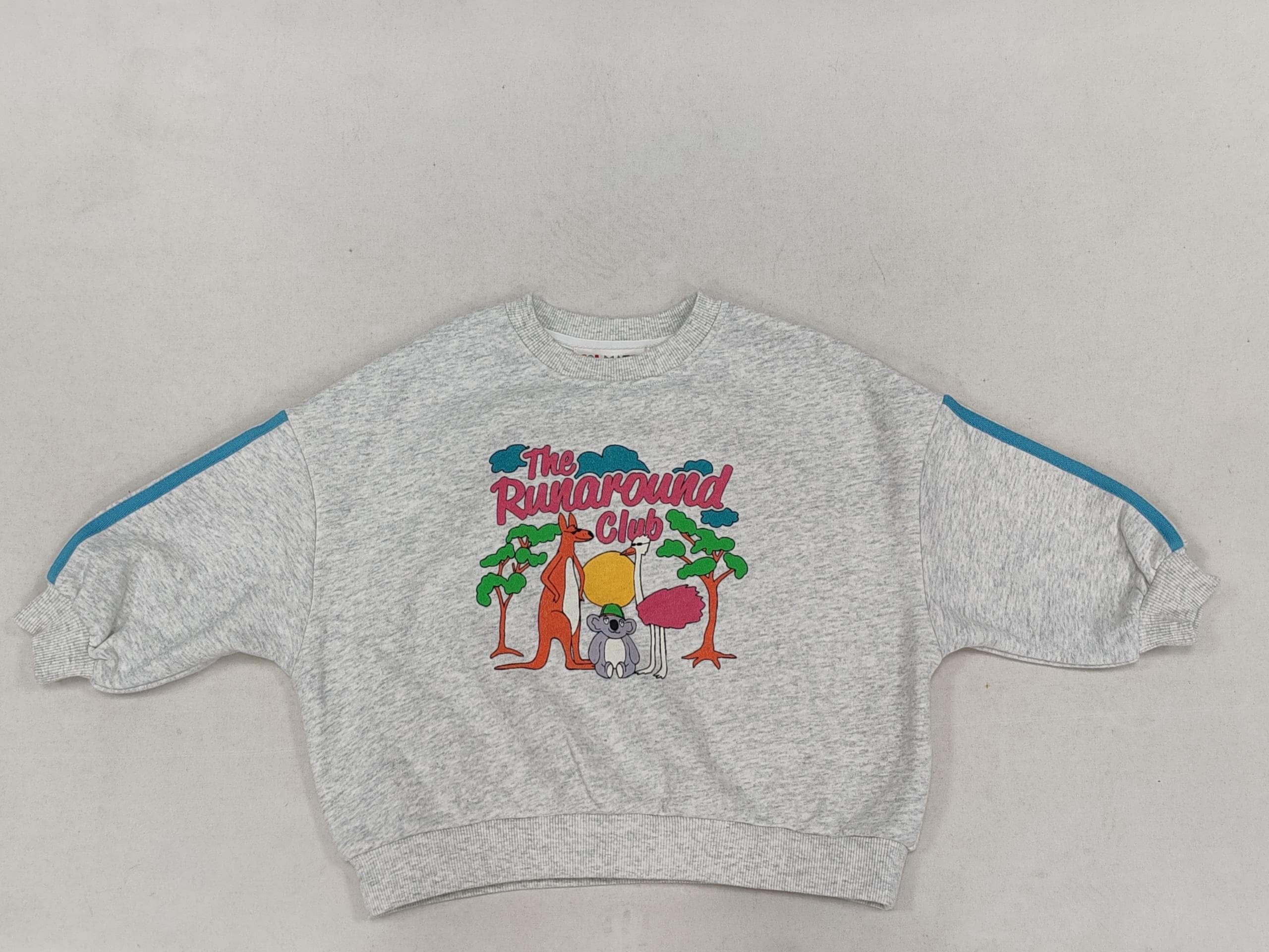PRE ORDER || RUNAROUND CLUB JUMPER IN GREY