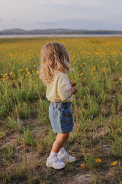 BLOOM DENIM SHORTS
